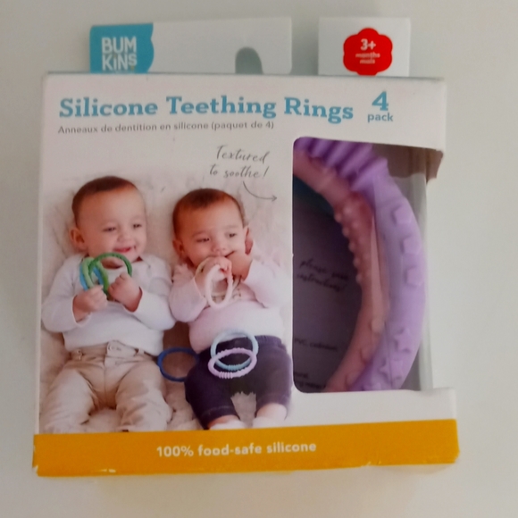 Bumkins Other - Bumkins Silicone Teething Rings . 3+months